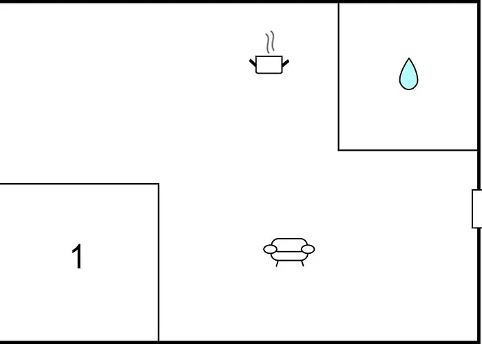 Appartement 1 Bedroom Cozy In *